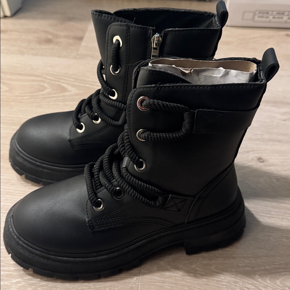 Kanin Black Combat Boots NEW 🏷️